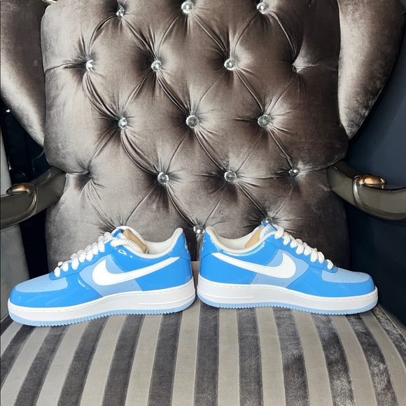 💎 EXCLUSIVE CUSTOM Nike Low ‘Psychic Blue Patent’ Rope Lace Edition 💎